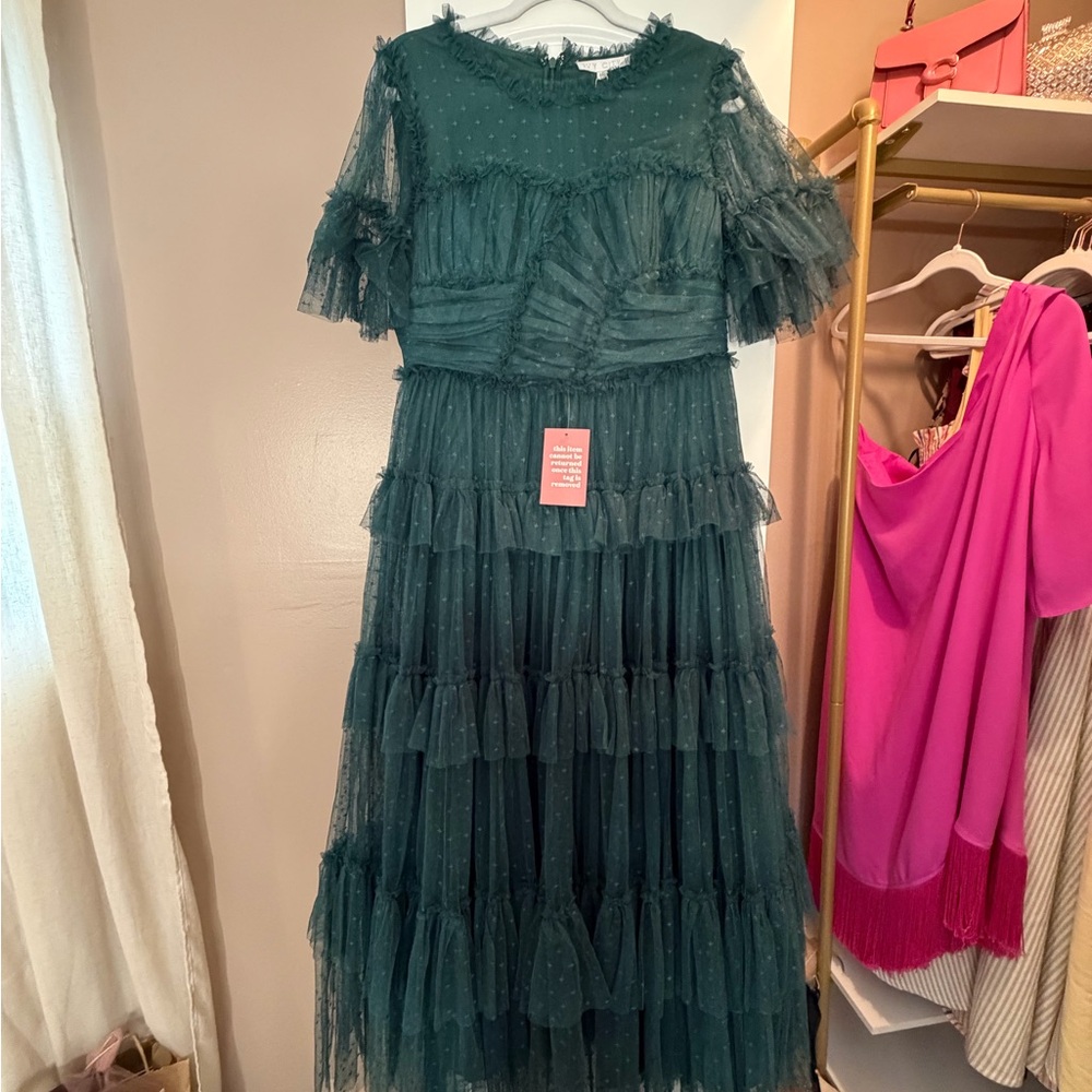 Ivy City Co Green Maxi Dress